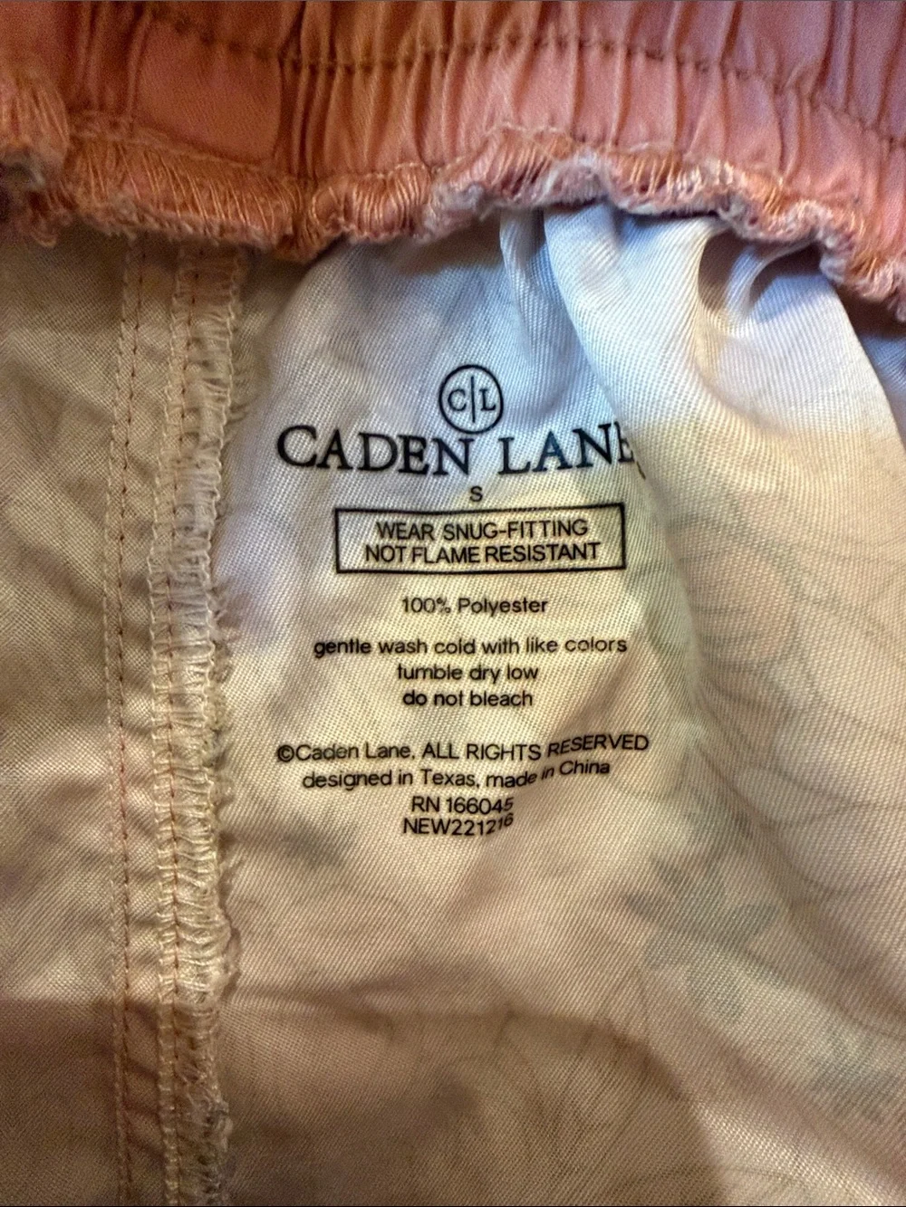 CADEN LANE | Floral Drawstring Shorts in Pink, Orange & White